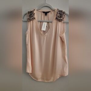 BR Factory Sleeveless Embellished Top